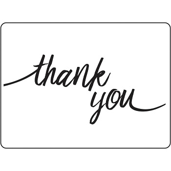 Darice Embossing Essentials Folder - Thank You